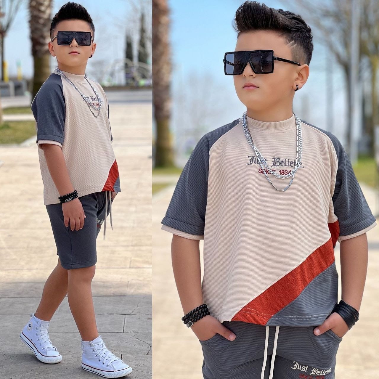 Erkek Çocuk Şortlu Takım
