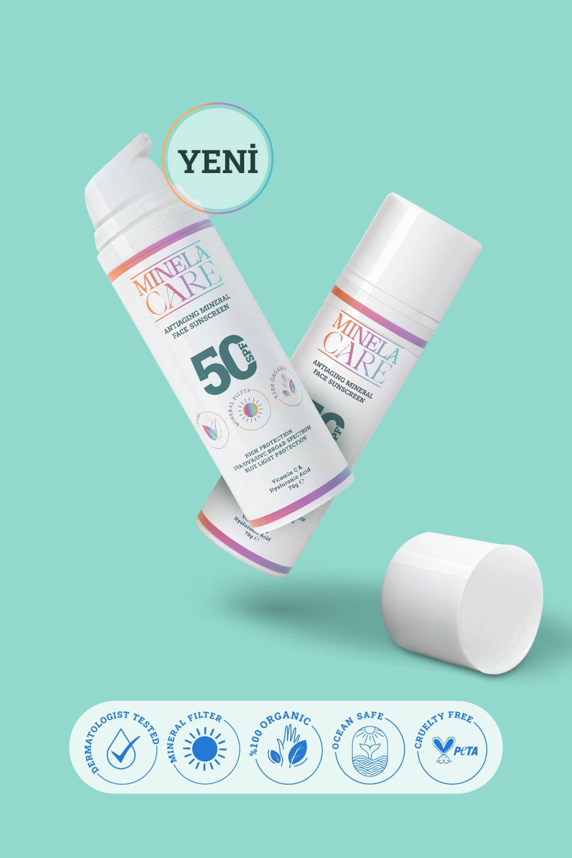 Yaşlanma Karşıtı Yüz Güneş Kremi 70gr