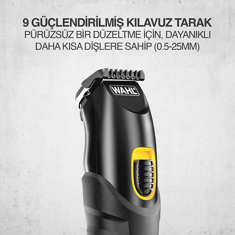 Wahl 9893 Extreme Grip Advanced Hepsi Bir Arada Şarjlı Erkek Bakım Kiti 09893-0460