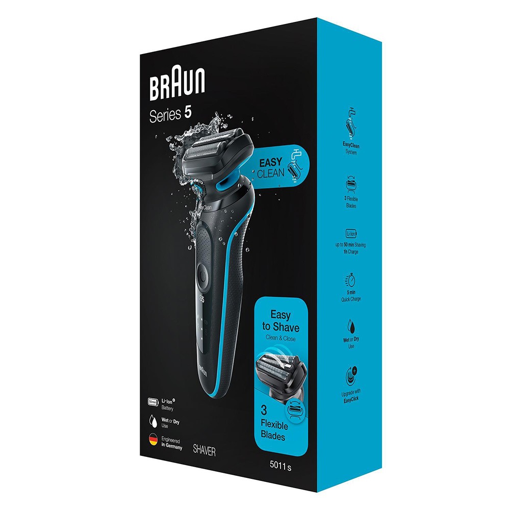 Braun Yeni Seri 5 M1000S Autosense Easyclean Islak ve Kuru Tıraş Makinesi