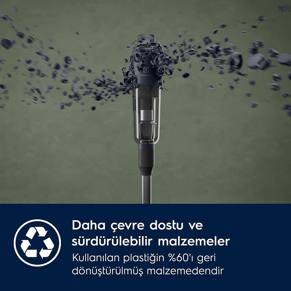 Electrolux EP71UB14DB Ultimate 700 Cordless Cleaner 14.4 V Dikey Şarjlı Süpürge