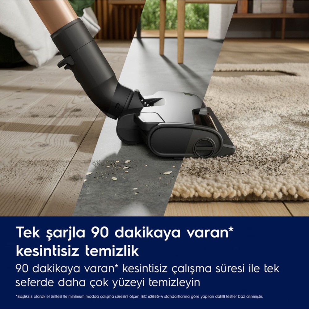 Electrolux EP82AB25UG 800 Animal Şarjlı Dikey Süpürge