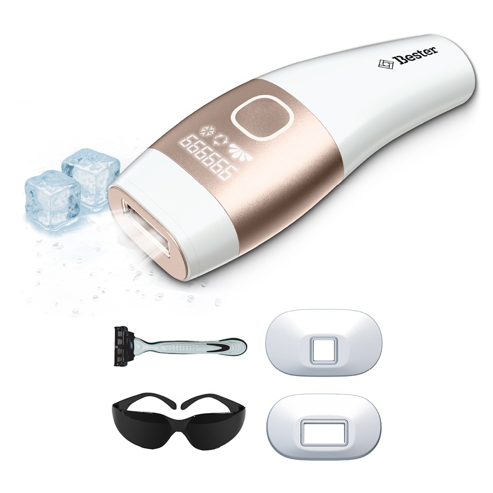 Bester IPL7100 Buz Lazer Acısız IPL Lazer Epilasyon Aleti – 5 Kademe, 1.000.000 Atım