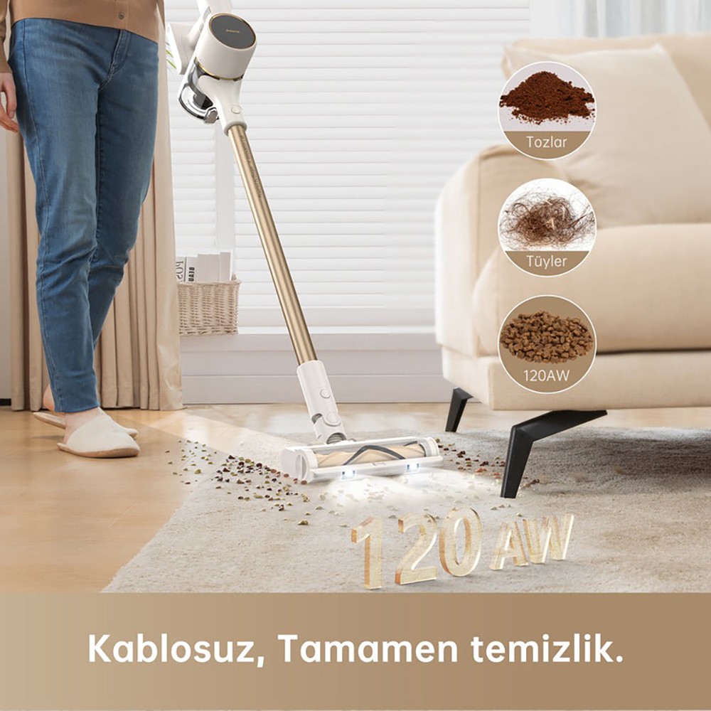 Dreame R10 350W Şarjlı Dikey Süpürge
