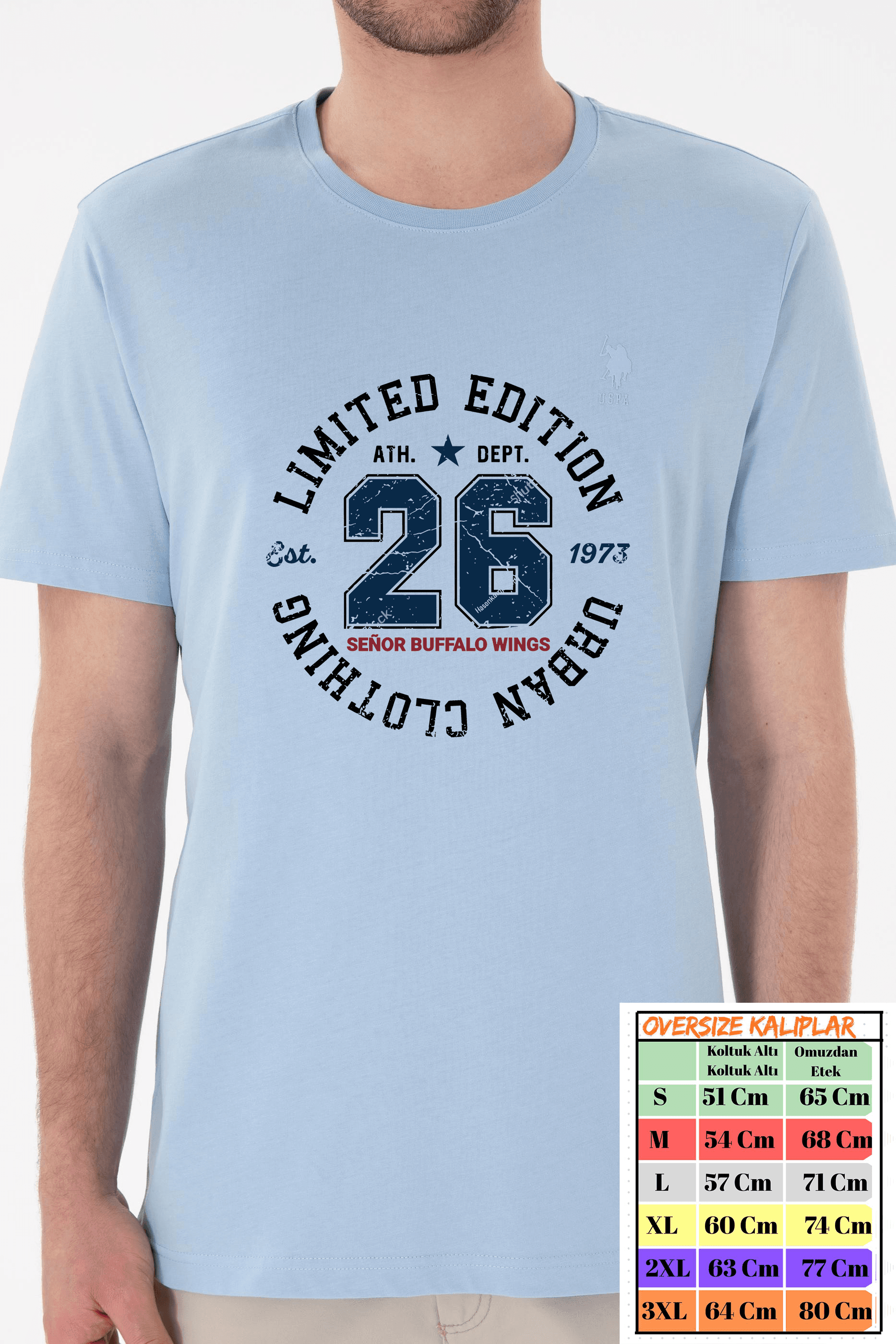Orban Clothes Baskılı Oversize TShirt image