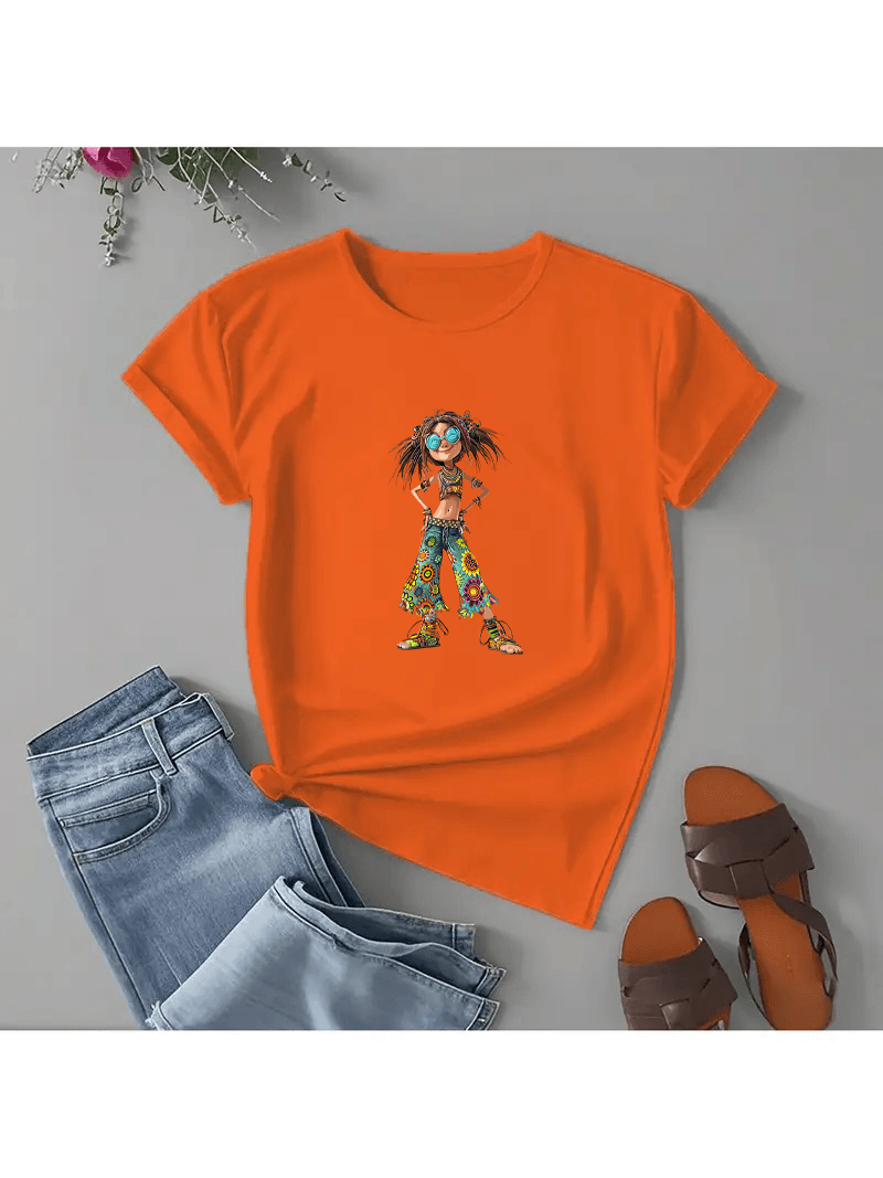 Happy Strecht Tasarımlı Tshirt