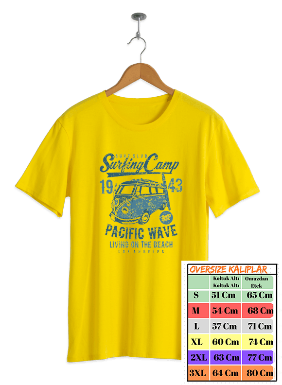 Pacific Wave Tasarımlı Tshirt image