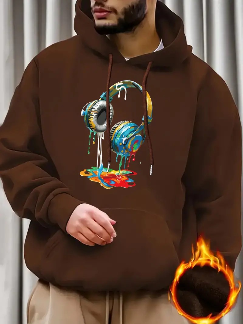 Kulaklık Tasarımlı Sweatshirt