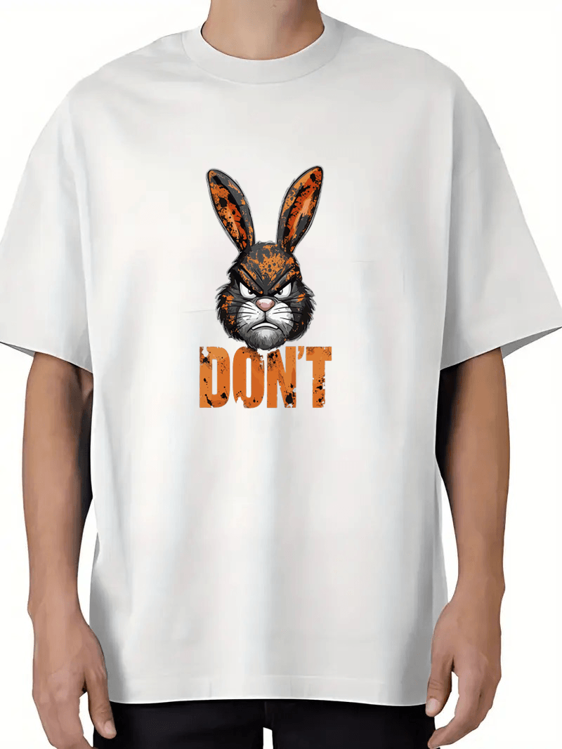 Don't Rabbit Baskılı Tshirt Oversize
