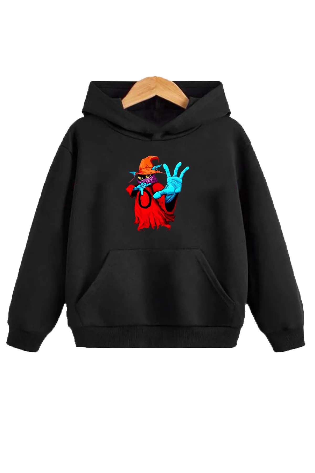 Orko Tasarımlı Kapüşonlu Sweatshirt