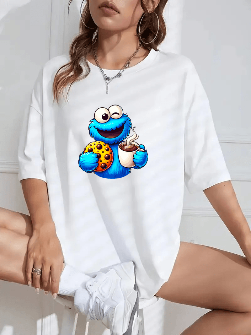 Kurabiye Canavarı Tasarımlı Tshirt