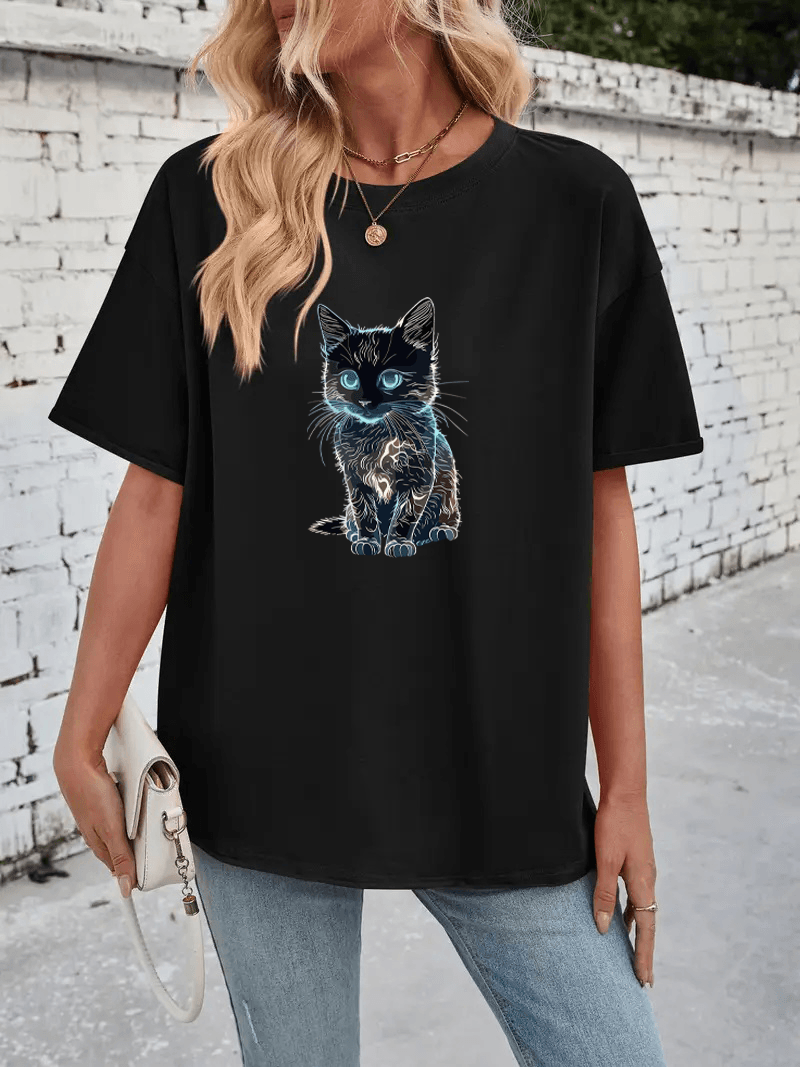 Neon Cat Tasarımlı