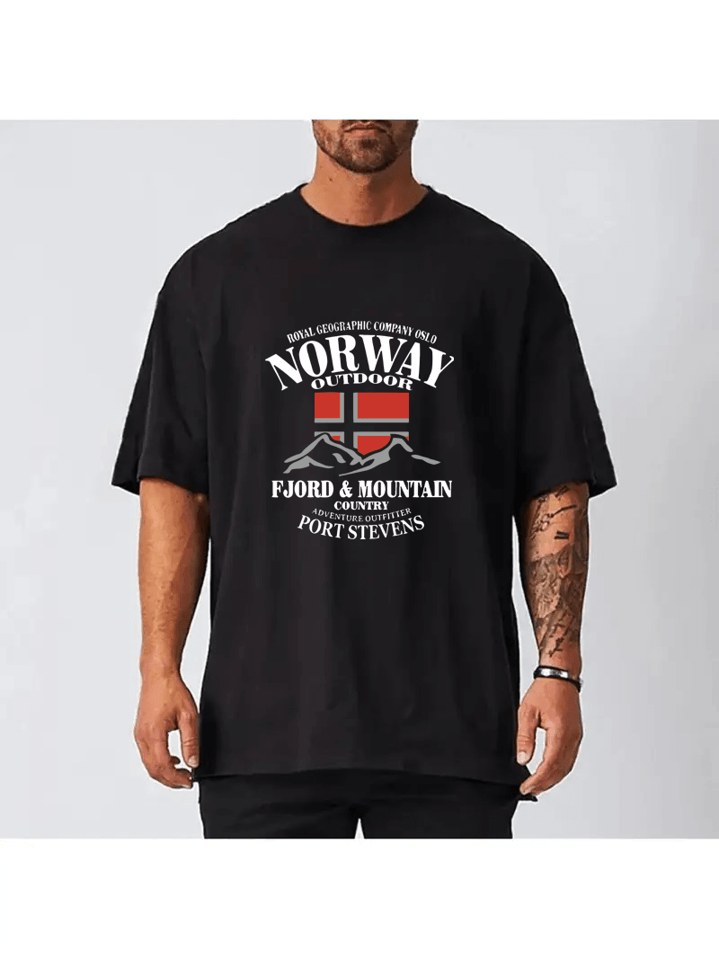 Norway Tasarımlı Oversize Tshirt