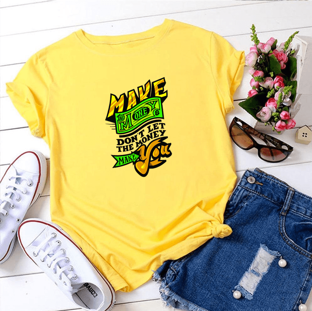 Money Tasarımlı Oversize Tshirt