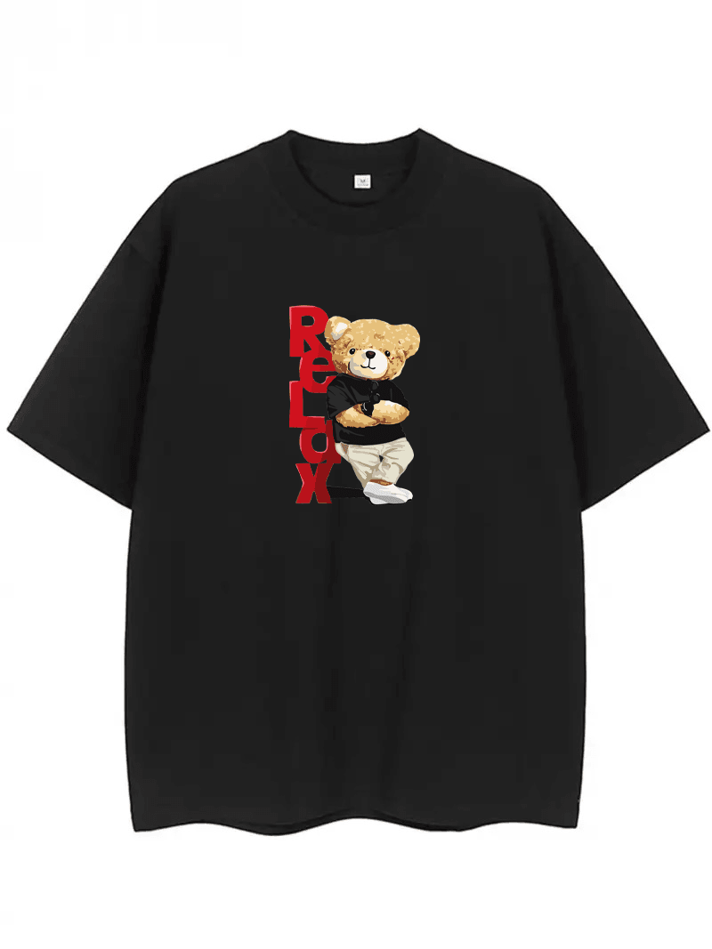 Relax Ayıcık Tasarımlı Tshirt
