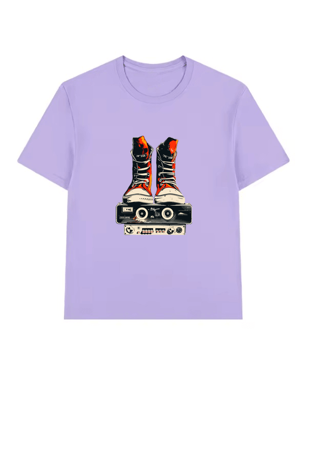 Nostalji Ayakkabı Tasarımlı Tshirt