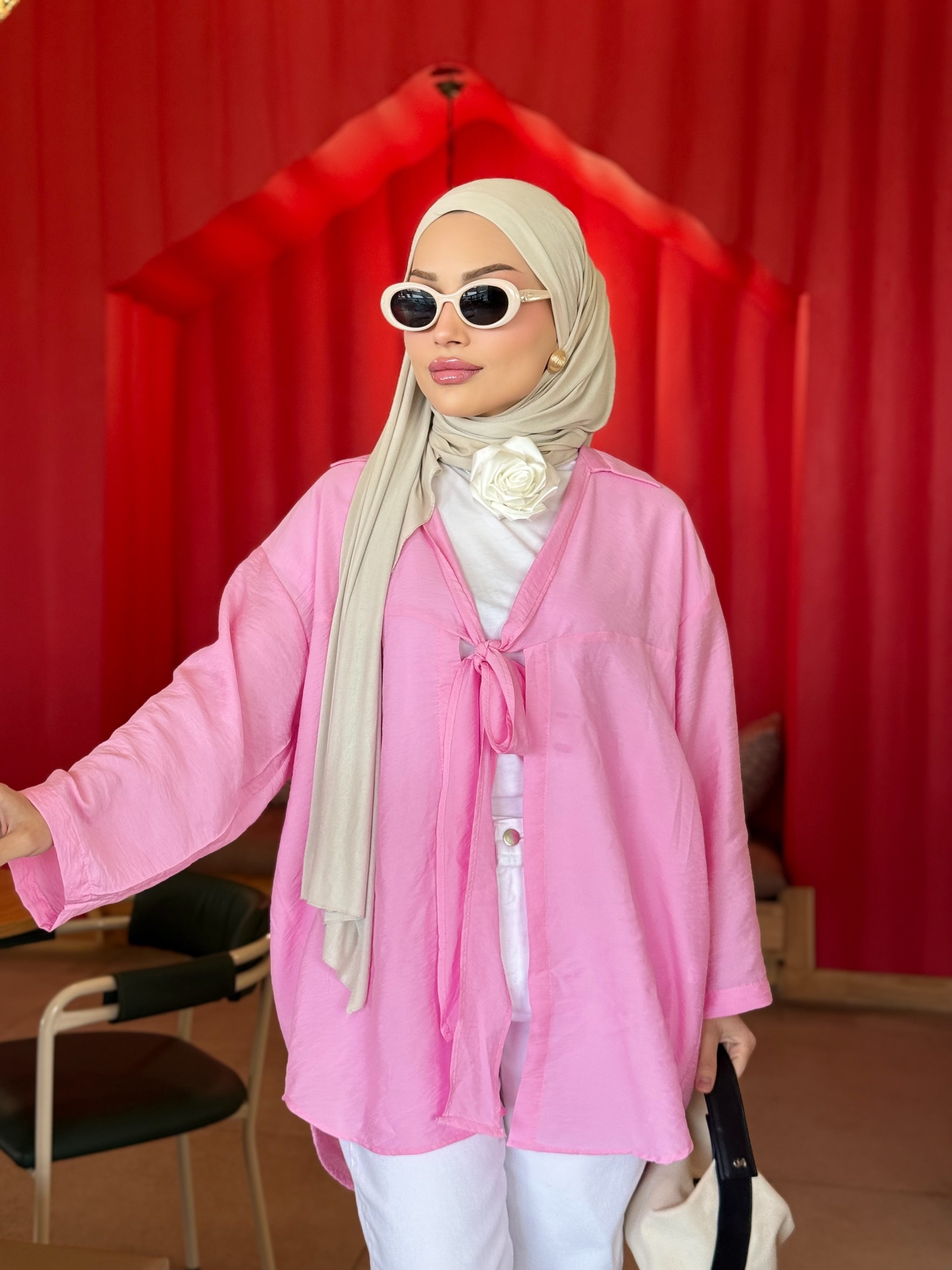 MİSLİNA KİMONO PEMBE