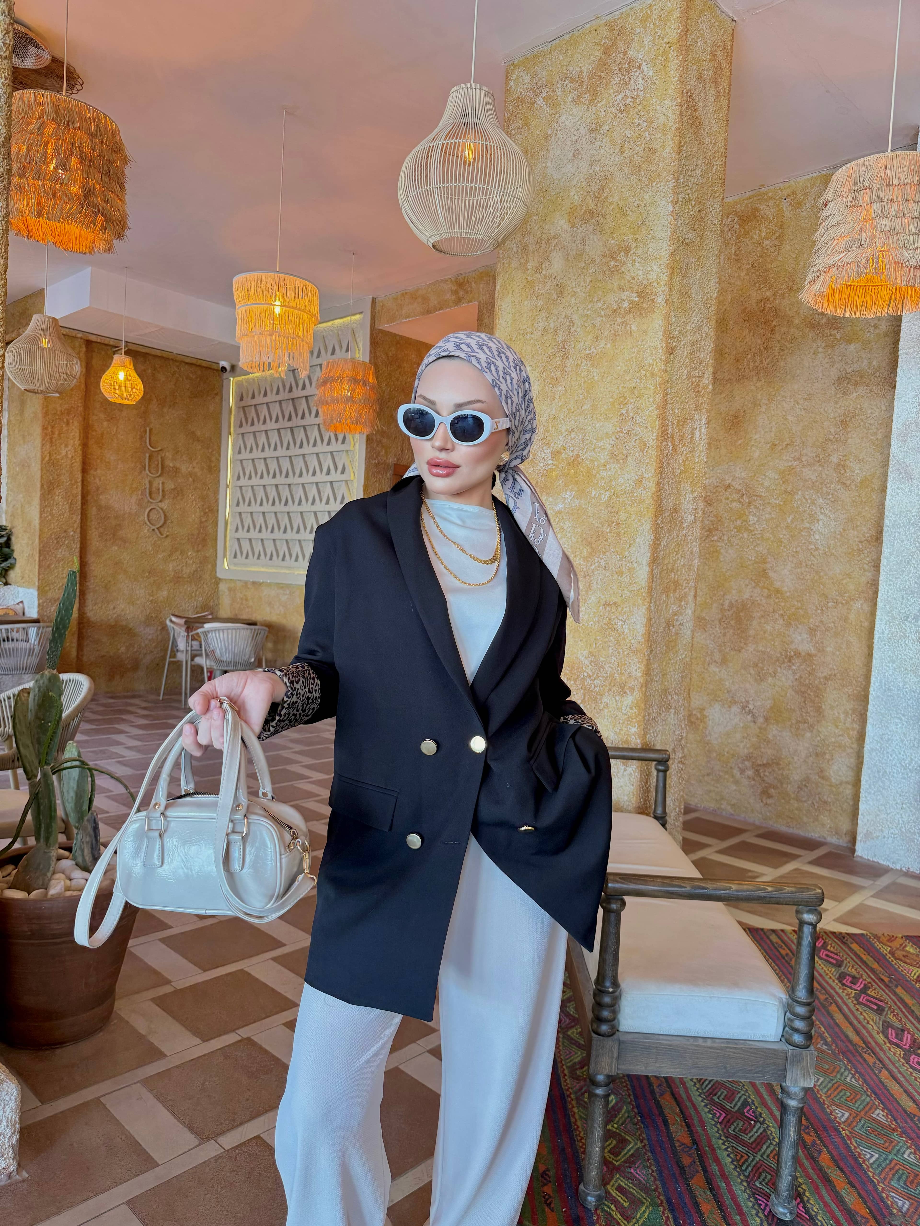 MASSİ BLAZER CEKET (LEOPAR DESEN)