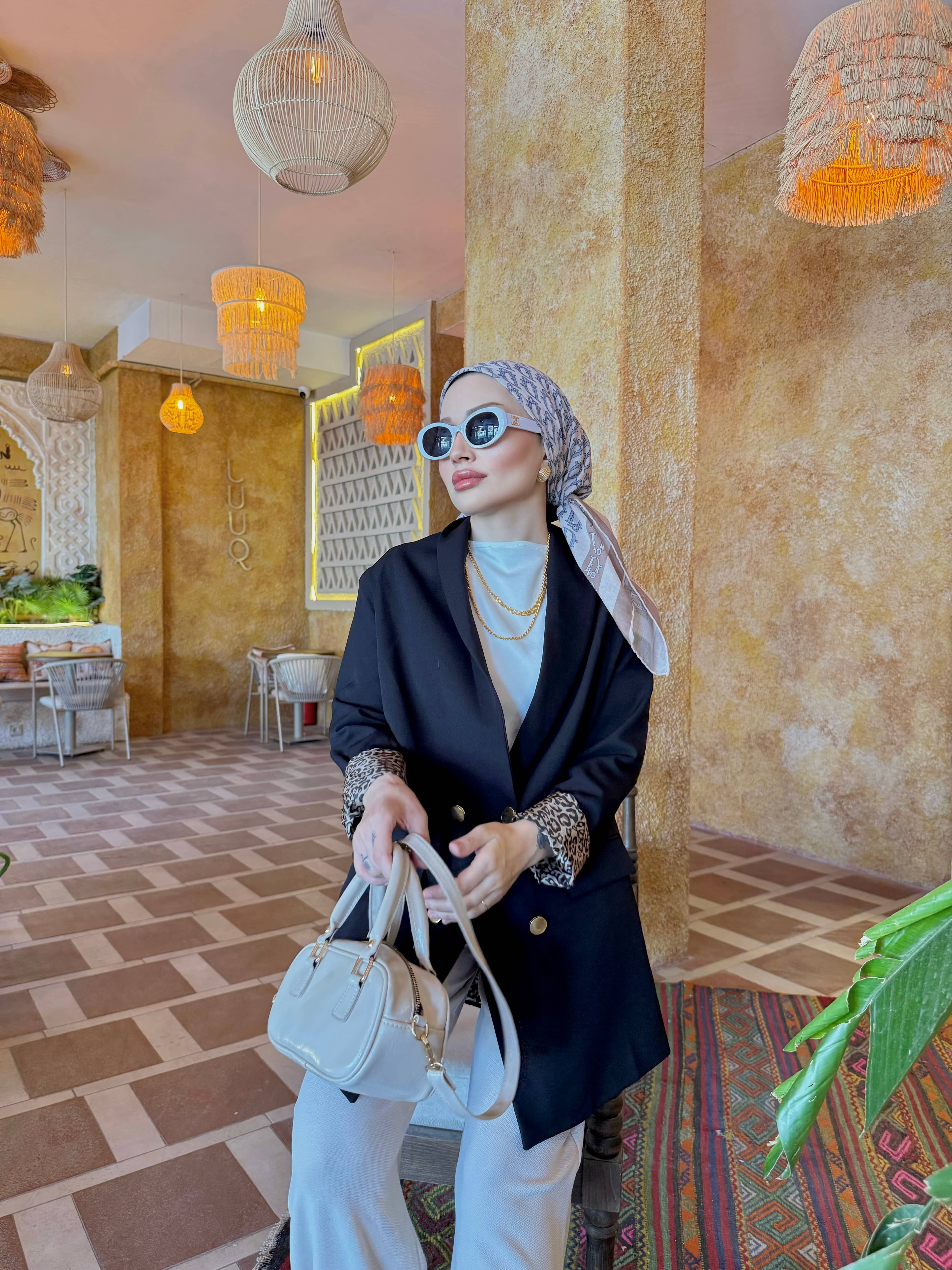 MASSİ BLAZER CEKET (LEOPAR DESEN)