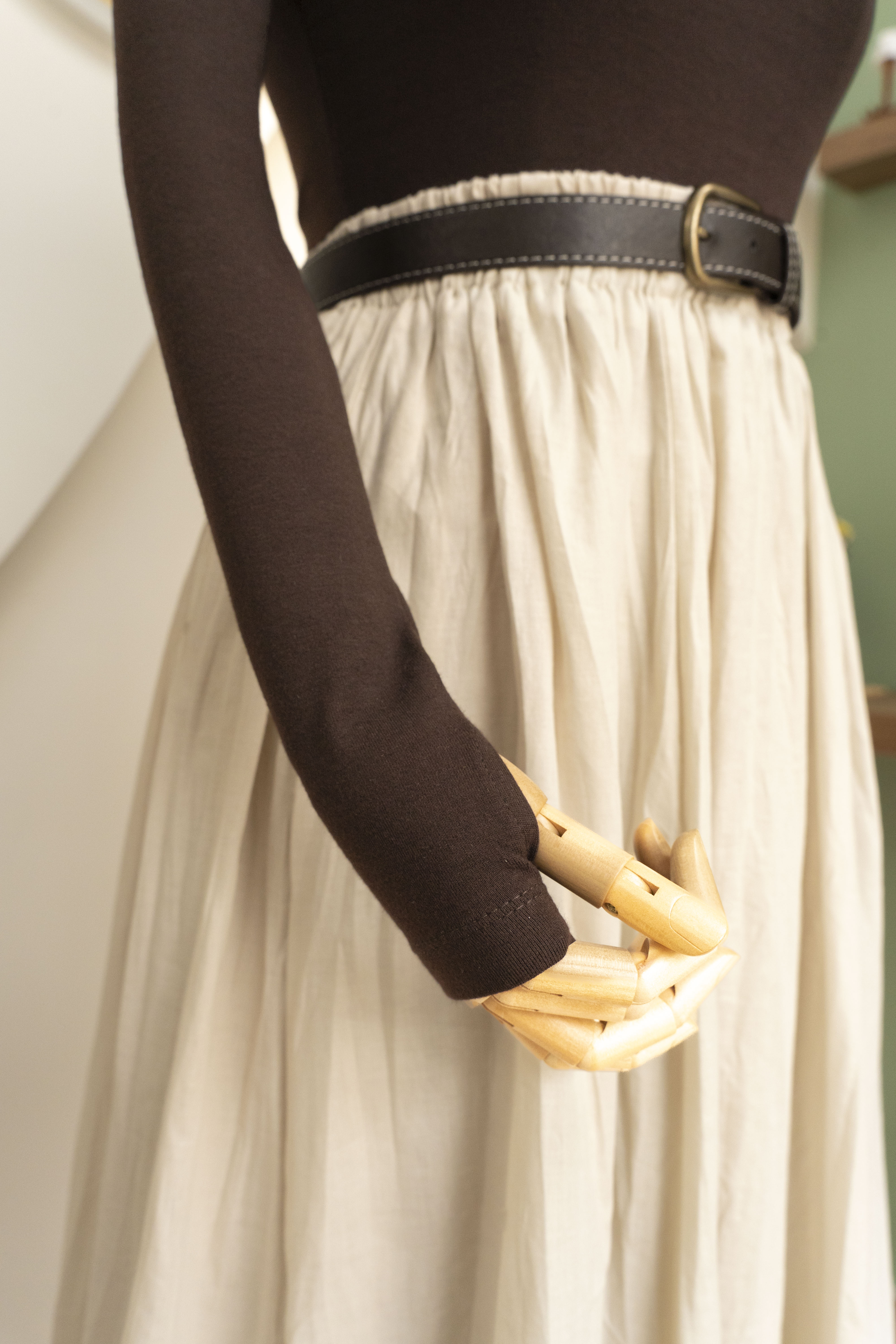 Kahverengi Badi - Parmak Detaylı