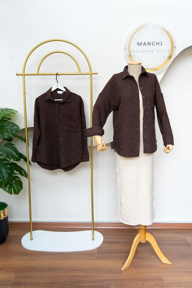 Oduncu Gömlek - Kahve