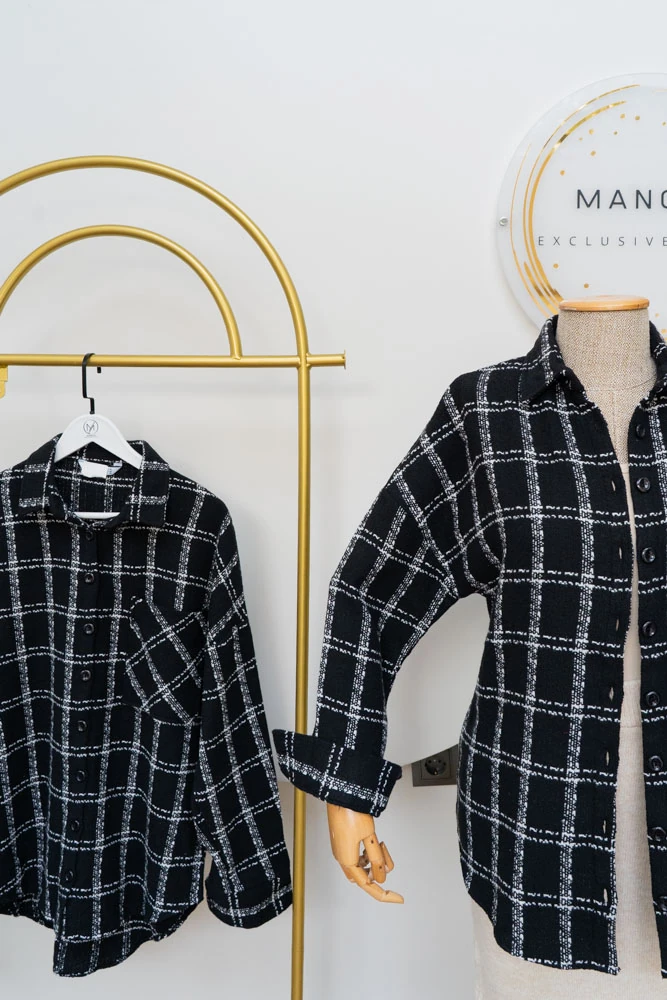 Oduncu Gömlek - Siyah