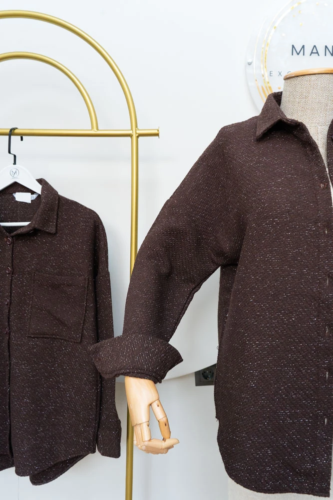 Oduncu Gömlek - Kahve