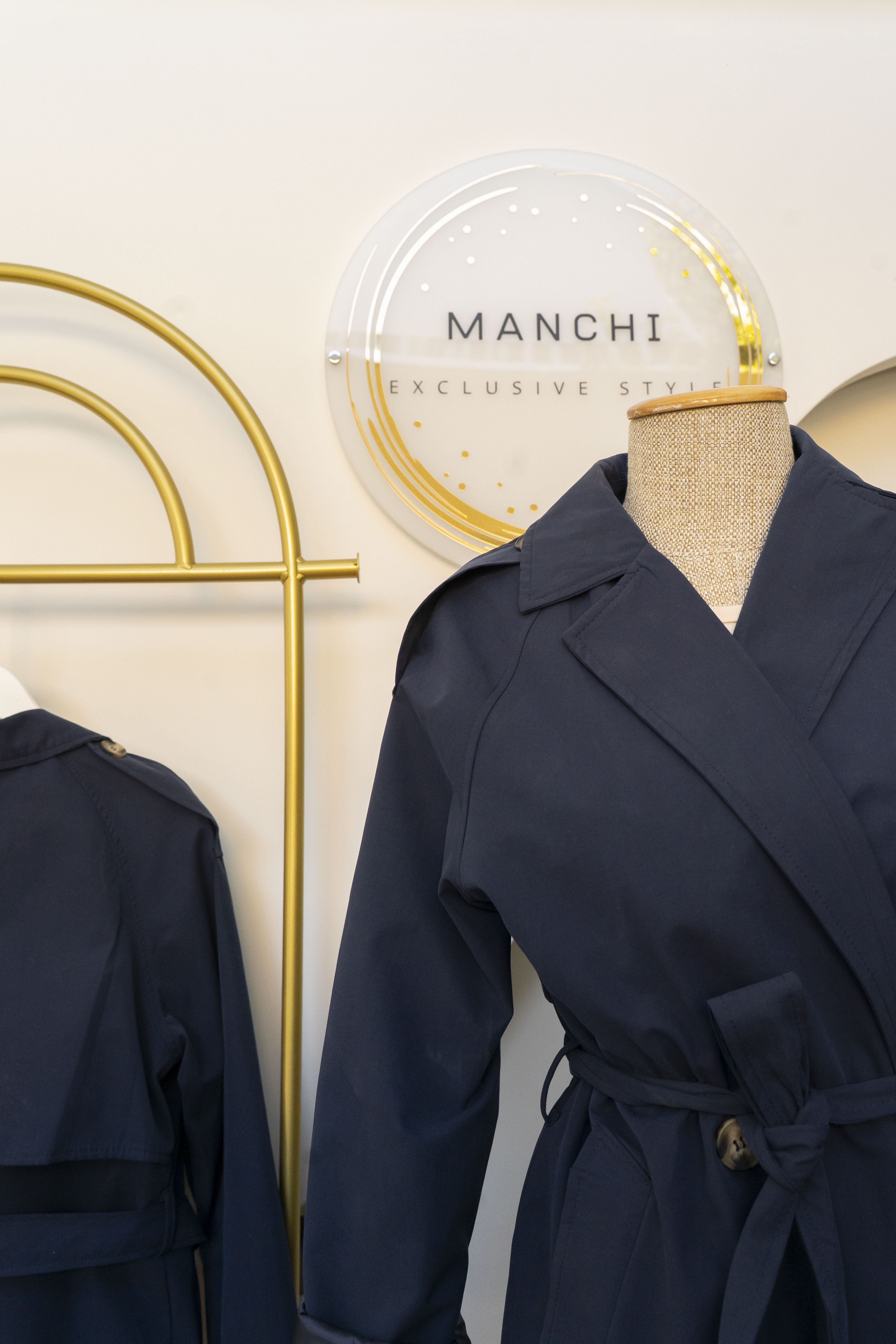 Trençkot - Lacivert - Kahve