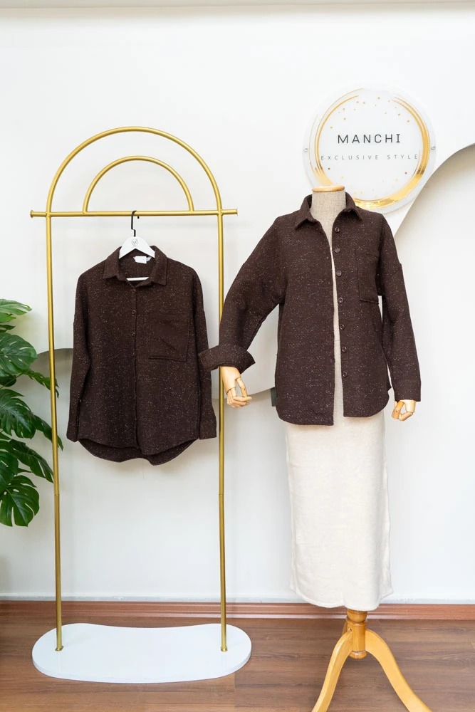 Oduncu Gömlek - Kahve