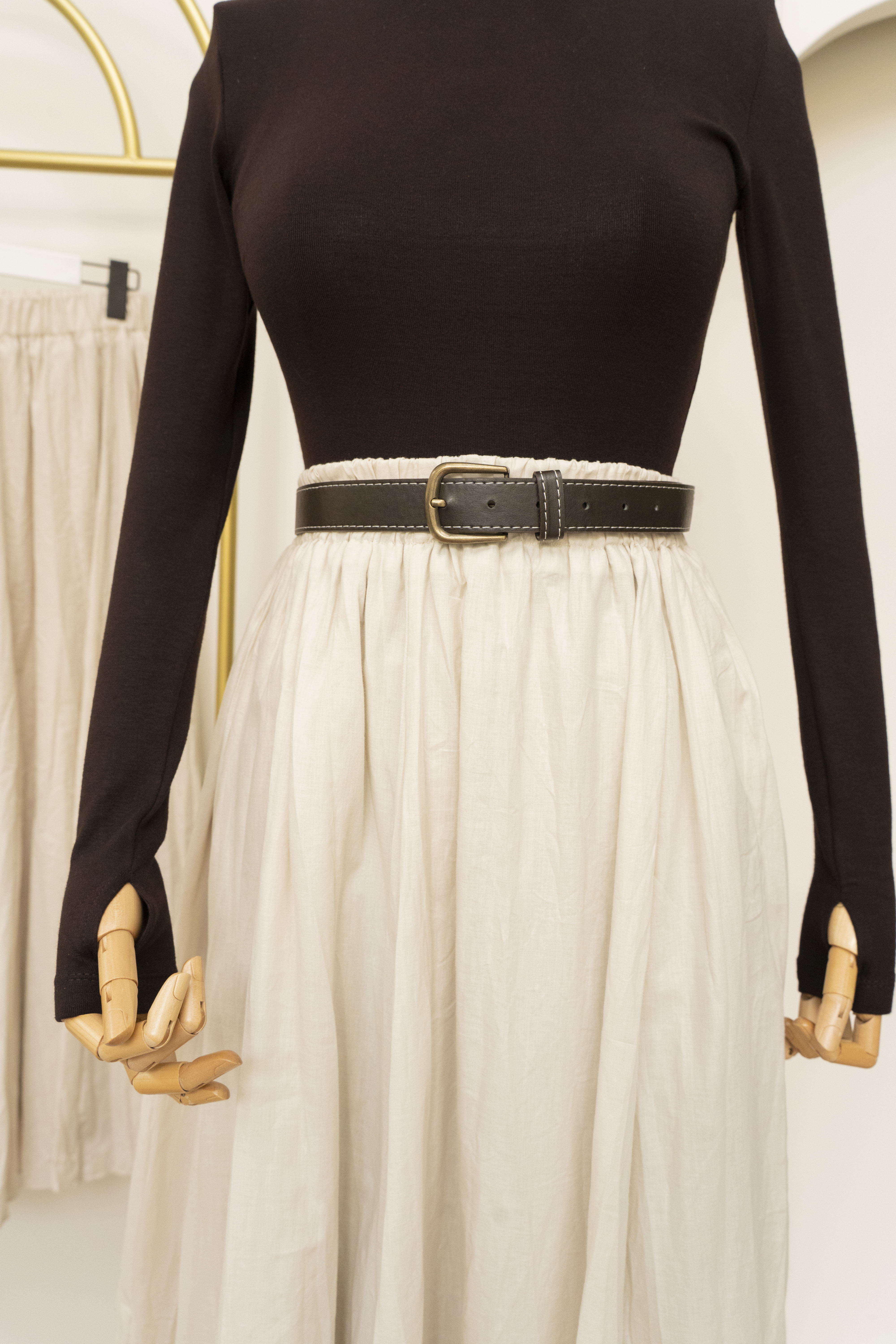 Kahverengi Badi - Parmak Detaylı