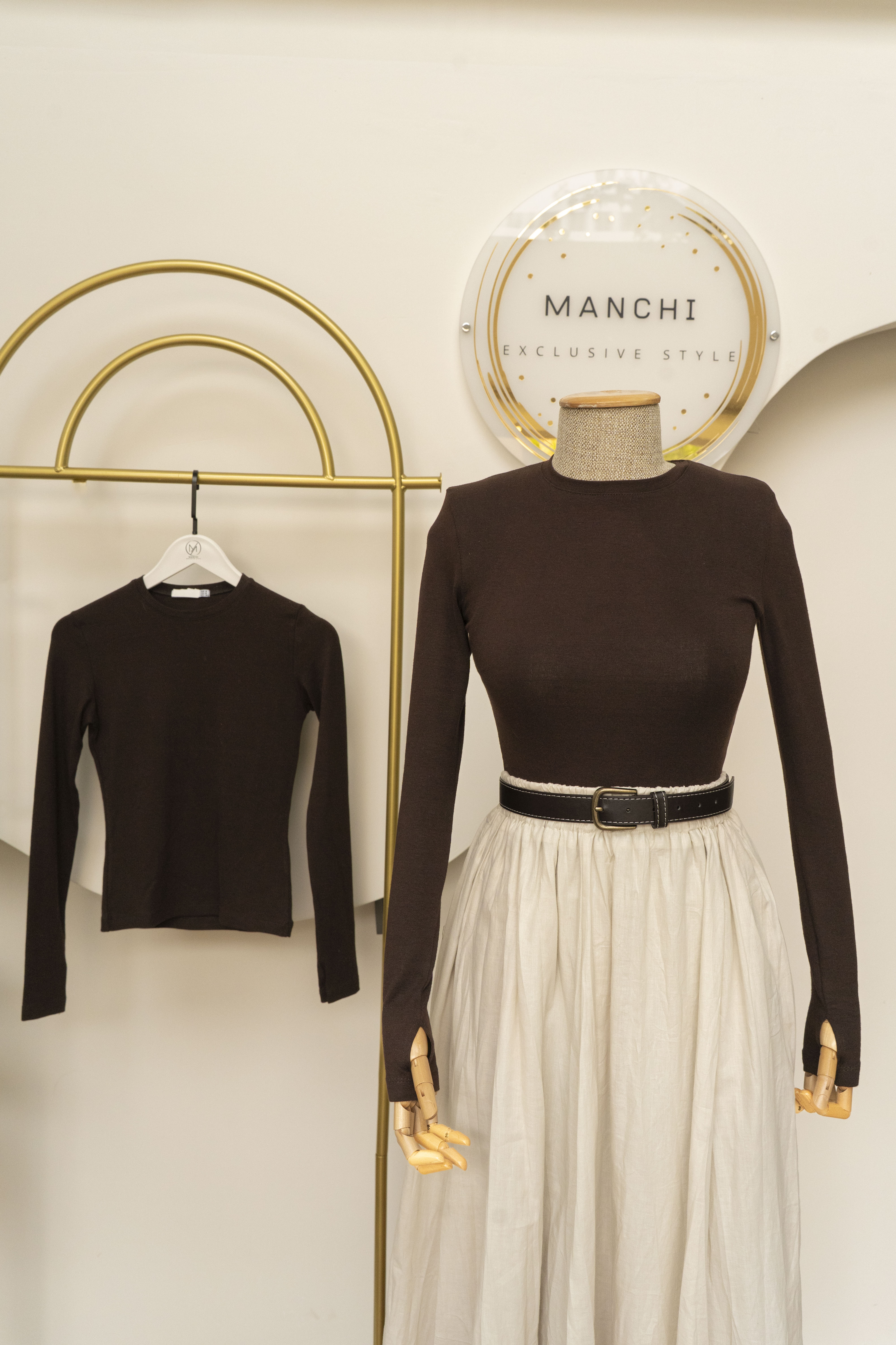 Kahverengi Badi - Parmak Detaylı