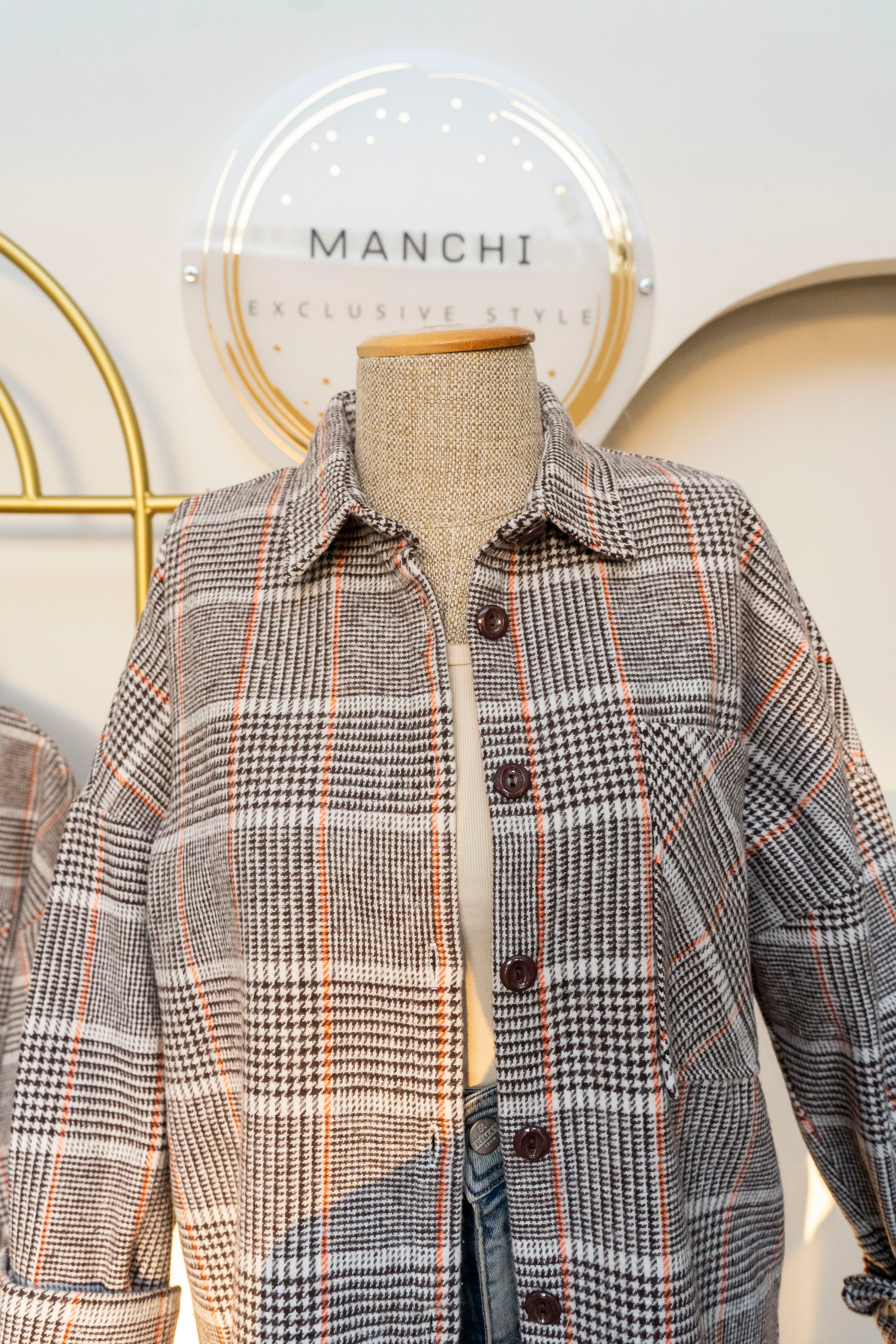 Oduncu Gömlek - Kareli - Gri