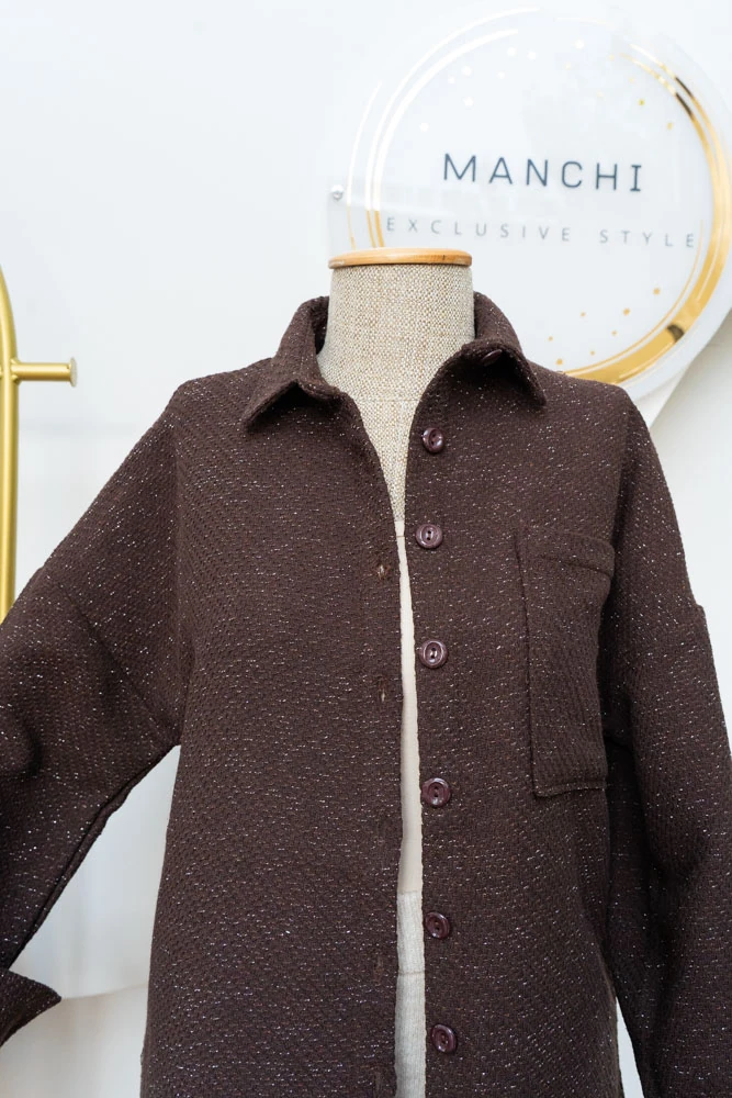 Oduncu Gömlek - Kahve