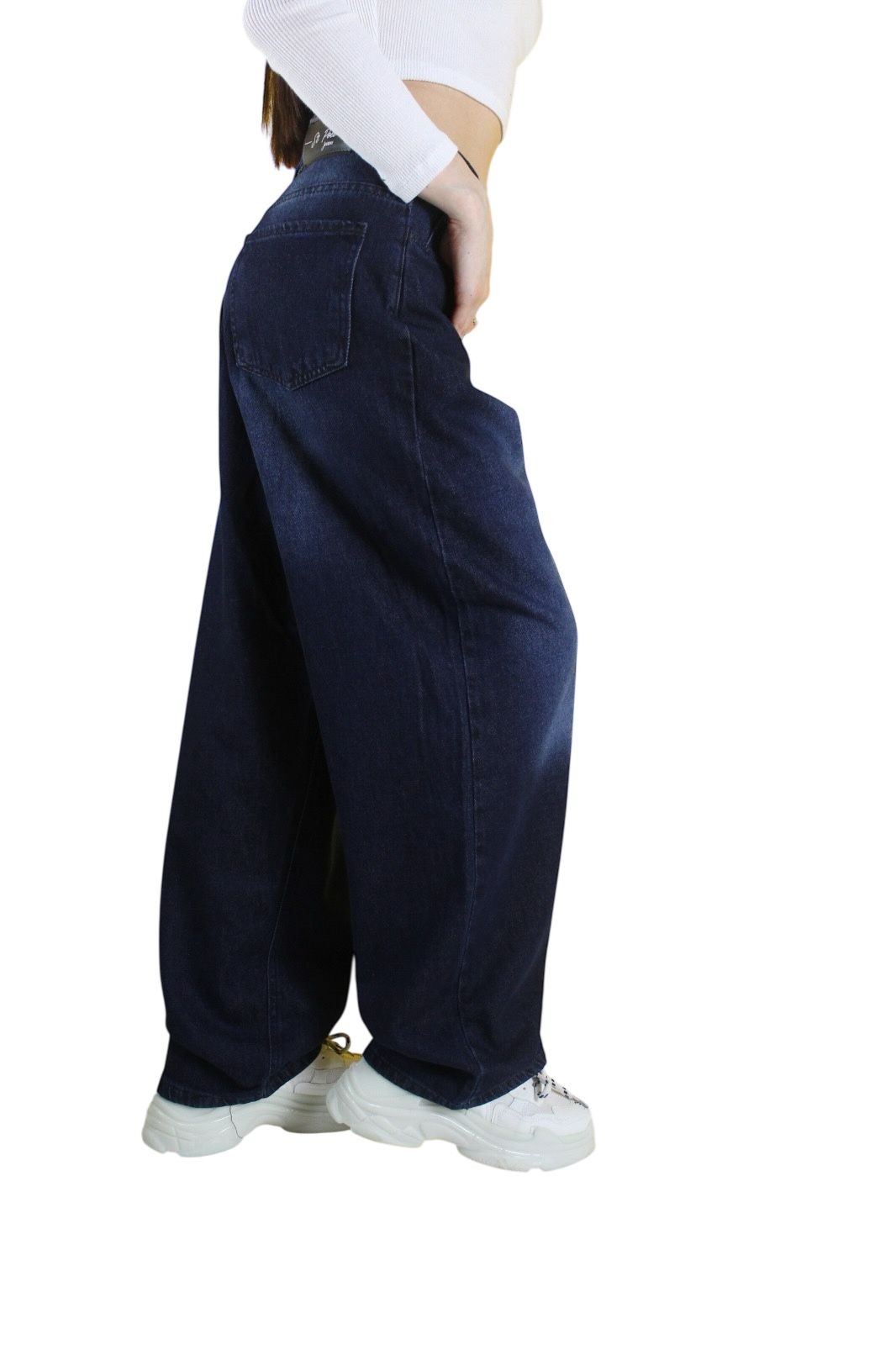 YIKAMALI UNİSEX BAGGY JEAN PANTOLON
