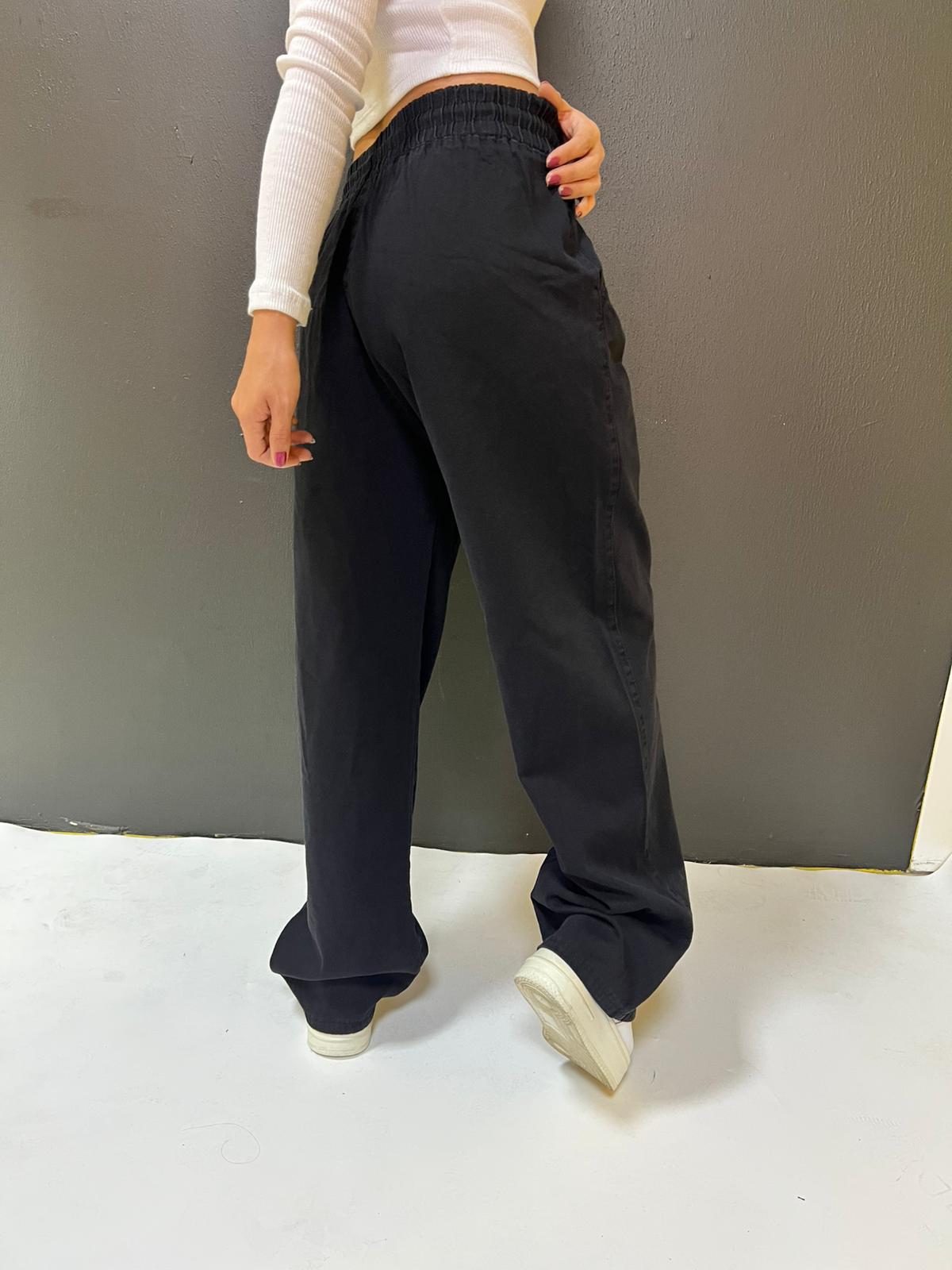 BEL LASTİKLİ BOL PAÇA PANTOLON