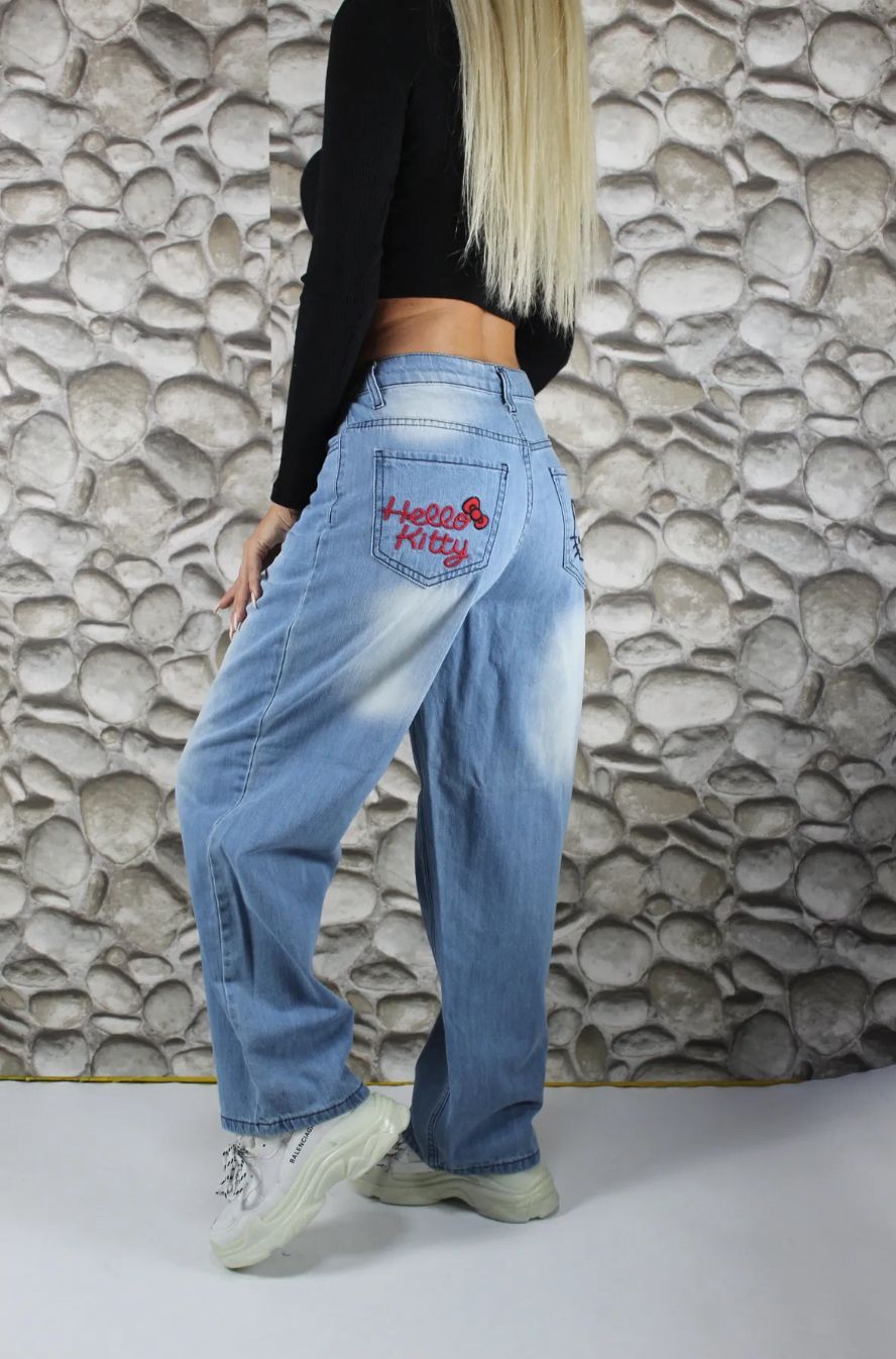 HELLO KİTY NAKIŞLI PANTOLON