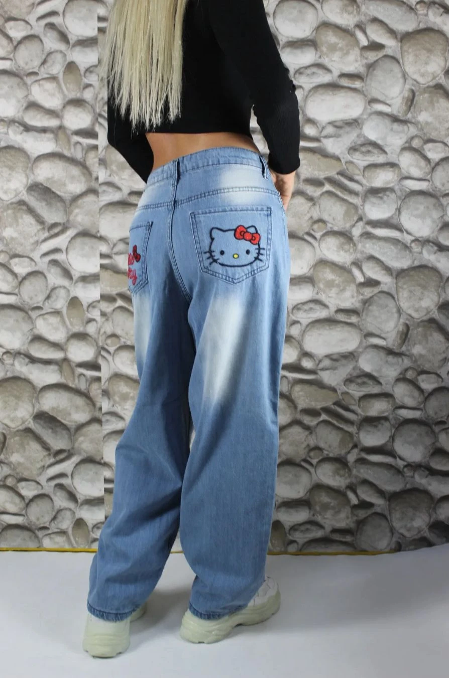 HELLO KİTY NAKIŞLI PANTOLON