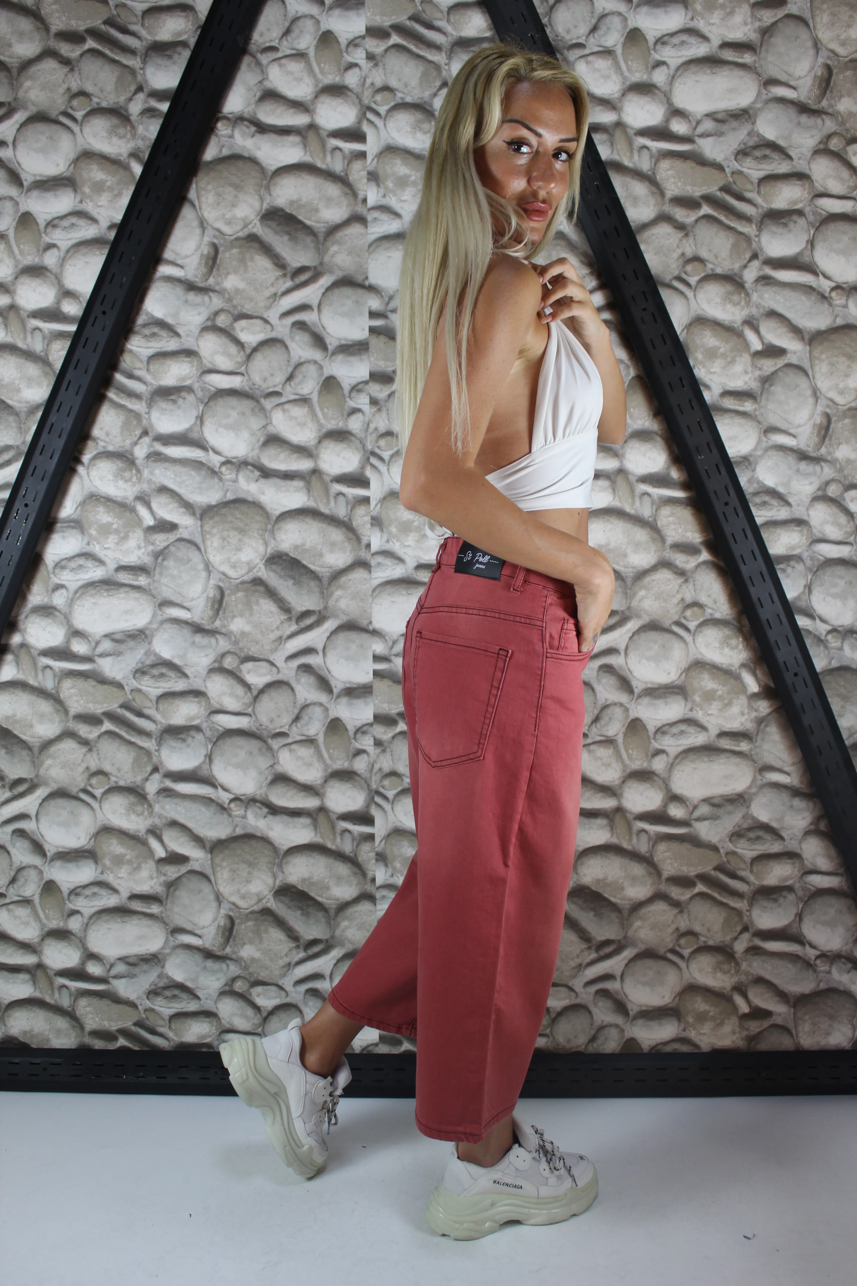 LİKRALI VİNTAGE YIKAMA BAGGY ŞORTOLON