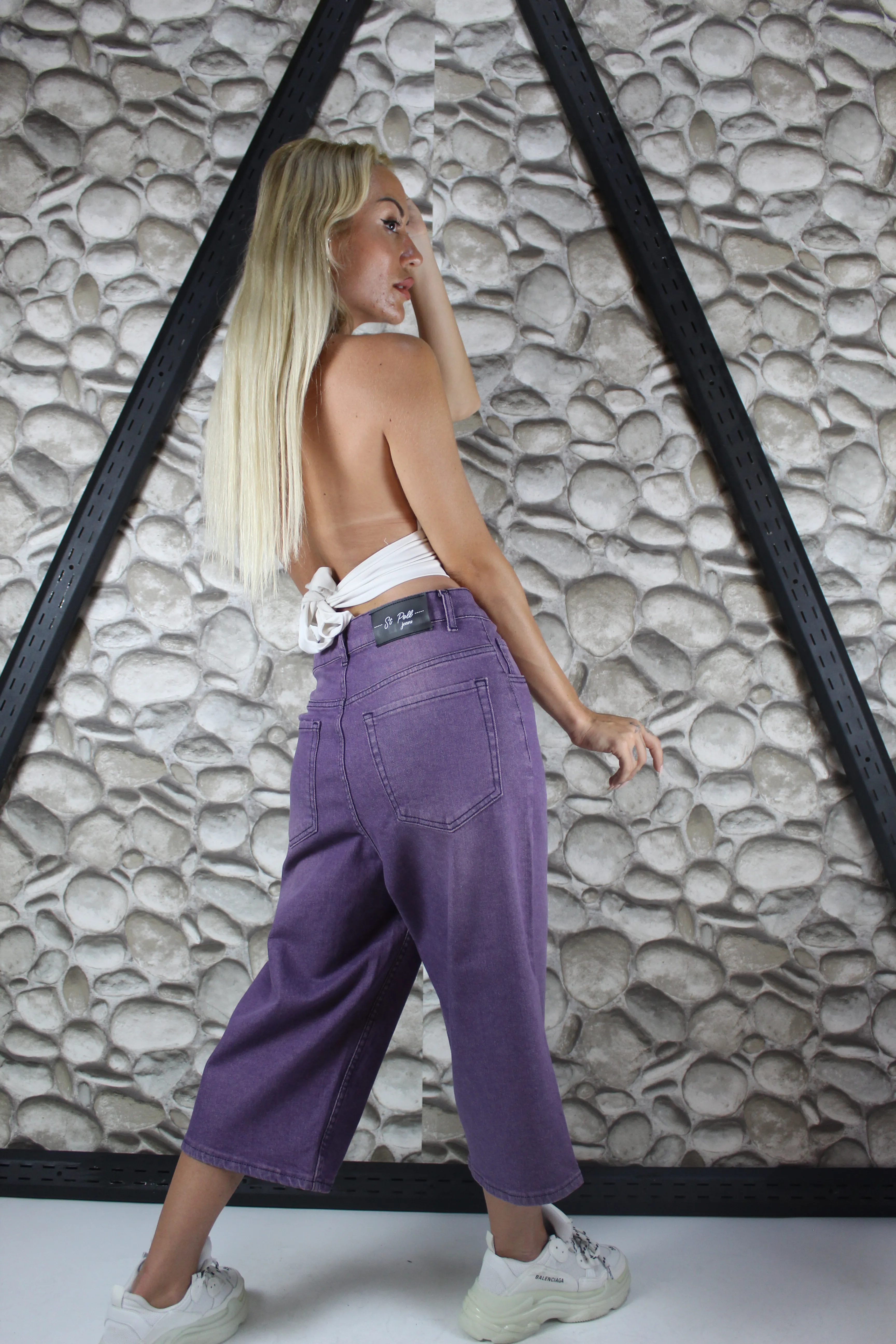 LİKRALI VİNTAGE YIKAMA BAGGY ŞORTOLON