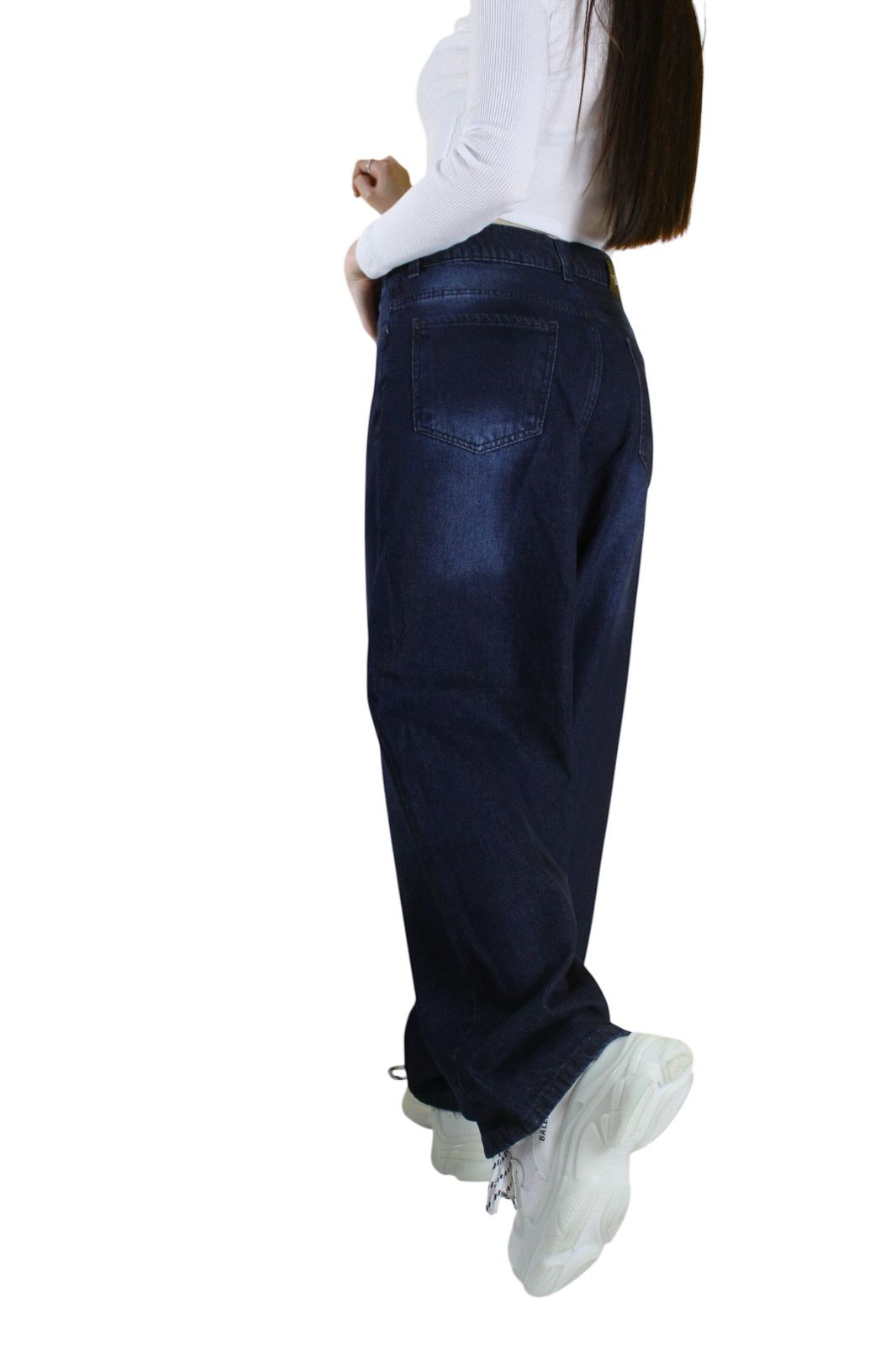 YIKAMALI UNİSEX BAGGY JEAN PANTOLON