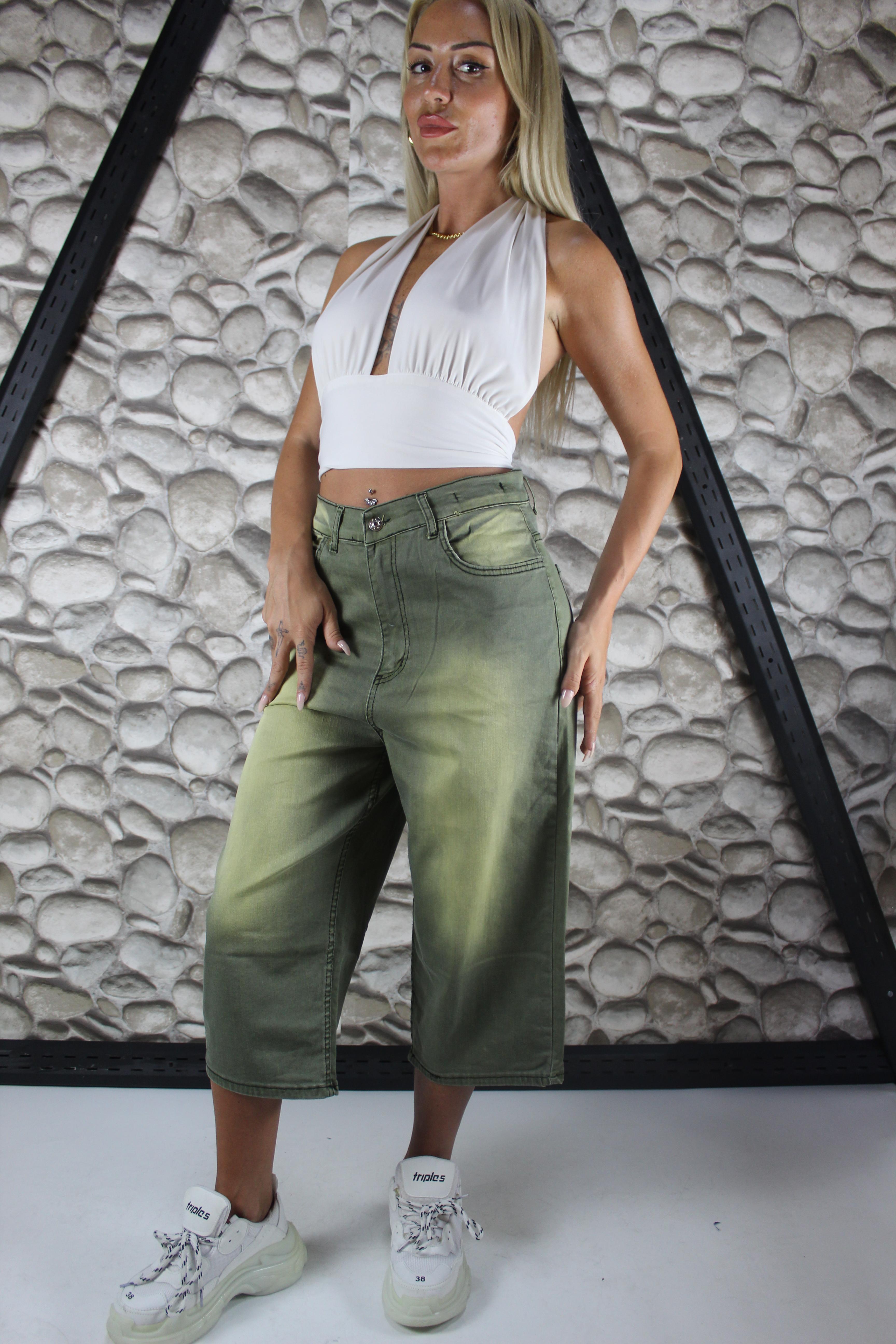 unisex likralı baggy şortolon