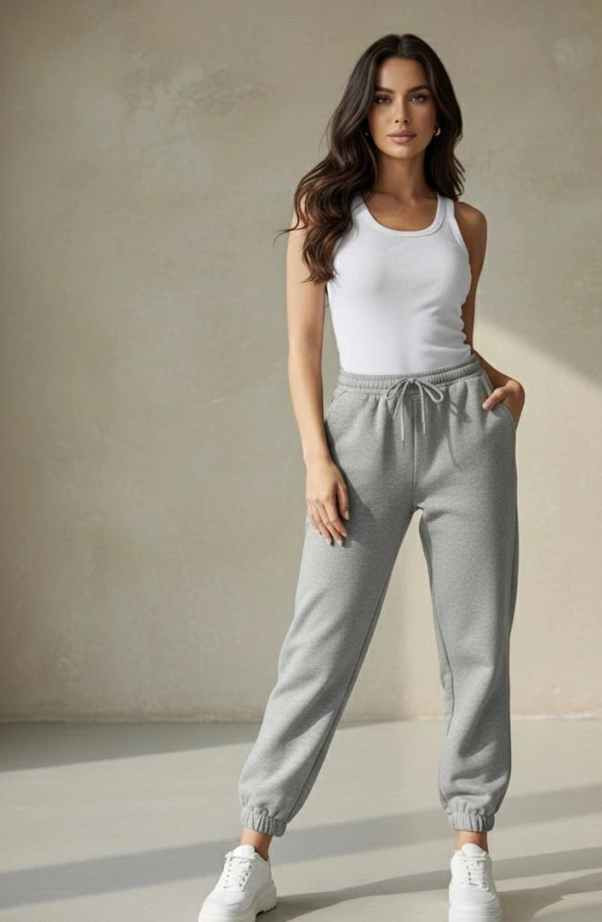 3 İPLİK ŞARDONLU EŞOFMAN ALTI PANTOLON