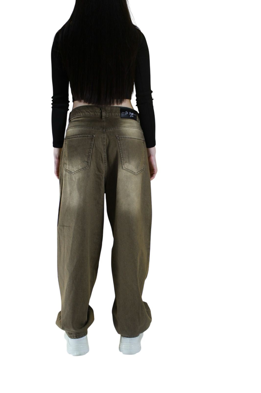  VİNTAGE ESKİTME YIKAMA UNİSEX BAGGY JEAN PANTOLON