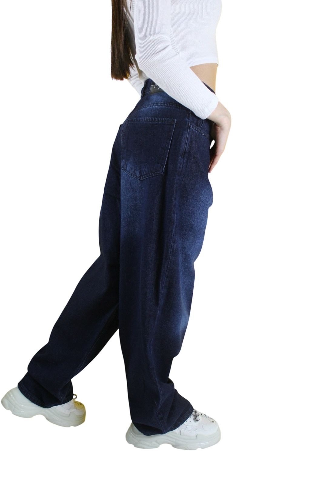 YIKAMALI UNİSEX BAGGY JEAN PANTOLON