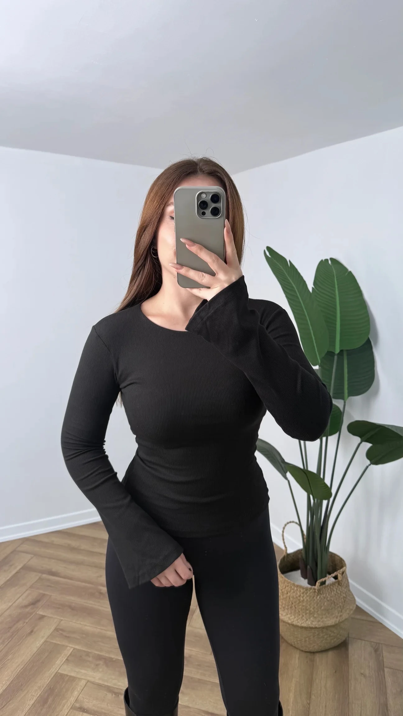 siyah kayık yaka fitilli bady