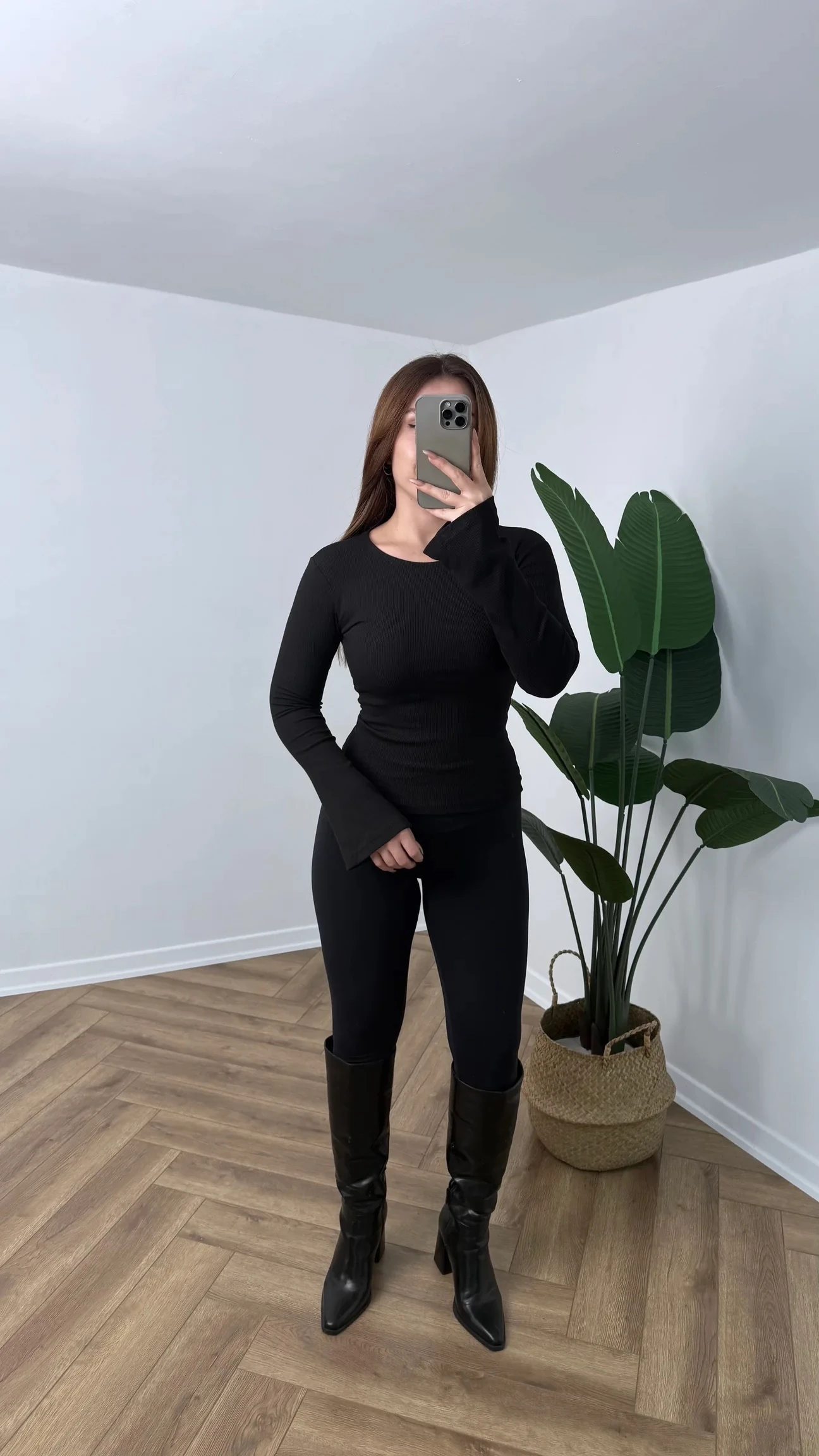 siyah kayık yaka fitilli bady