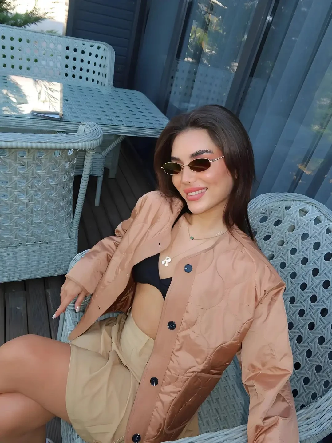 Biye Detaylı Kpitone Kısa Ceket