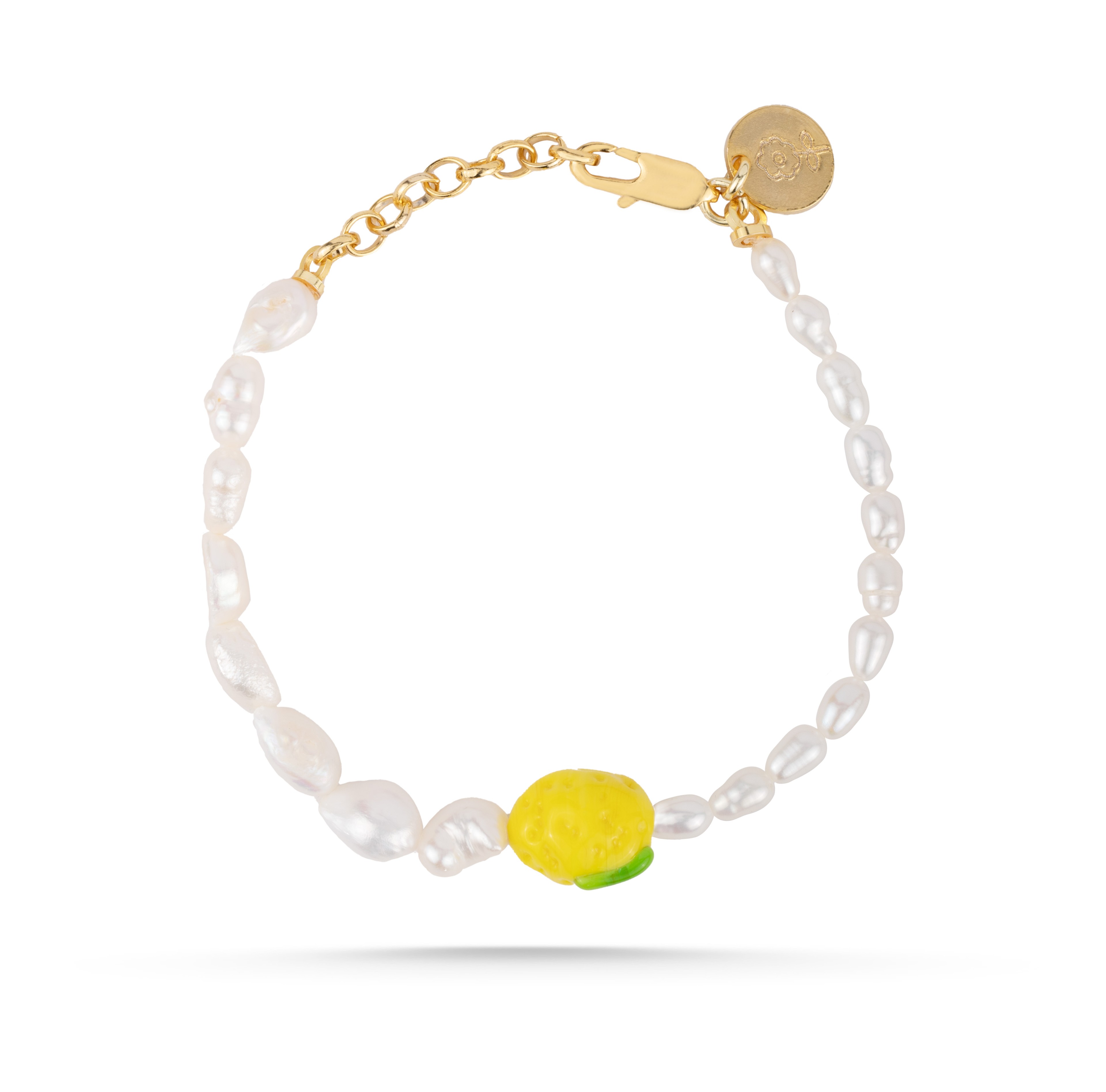 FUN LEMON & PEARL BRACELETS