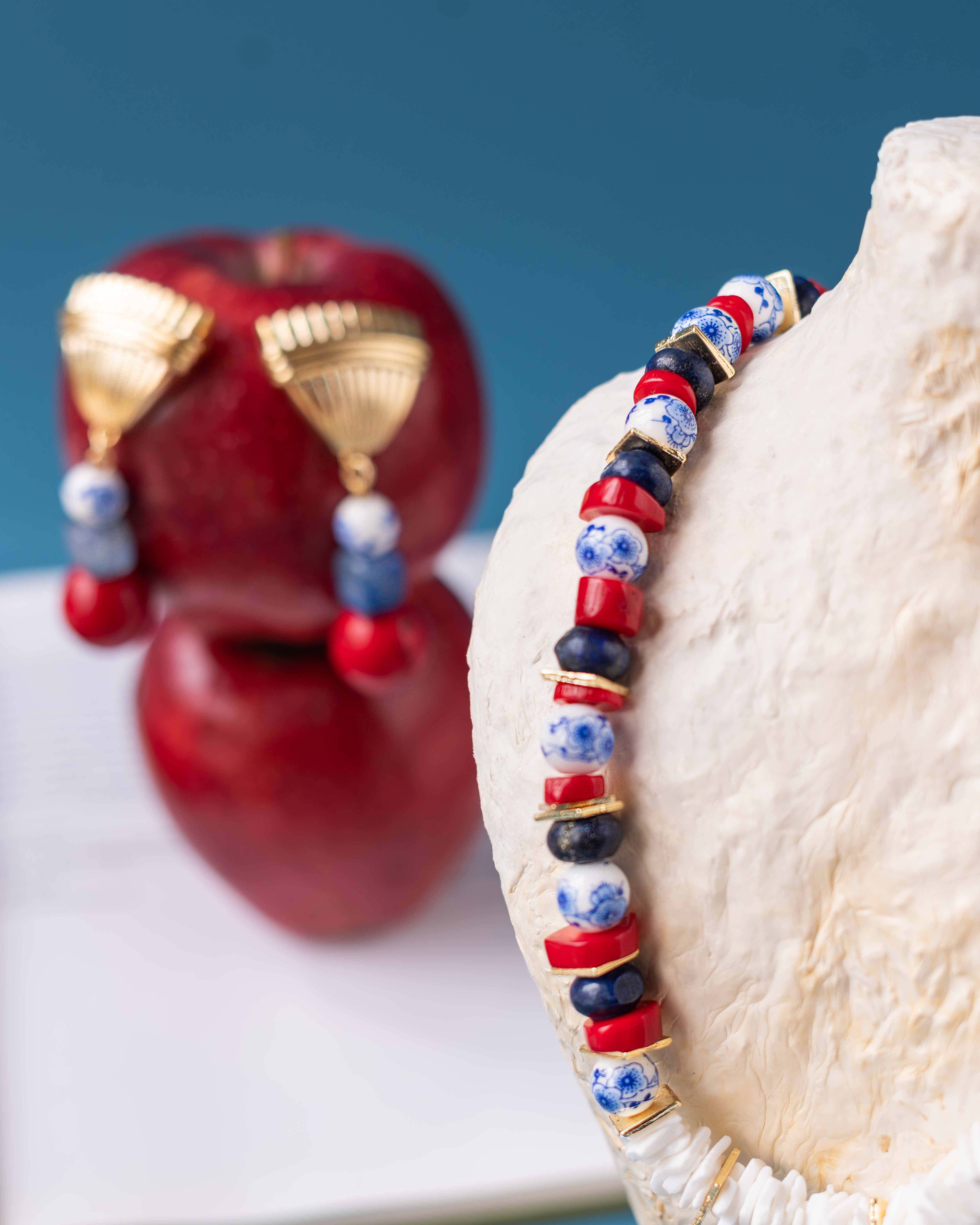 BLEU BLANC NECKLACE 