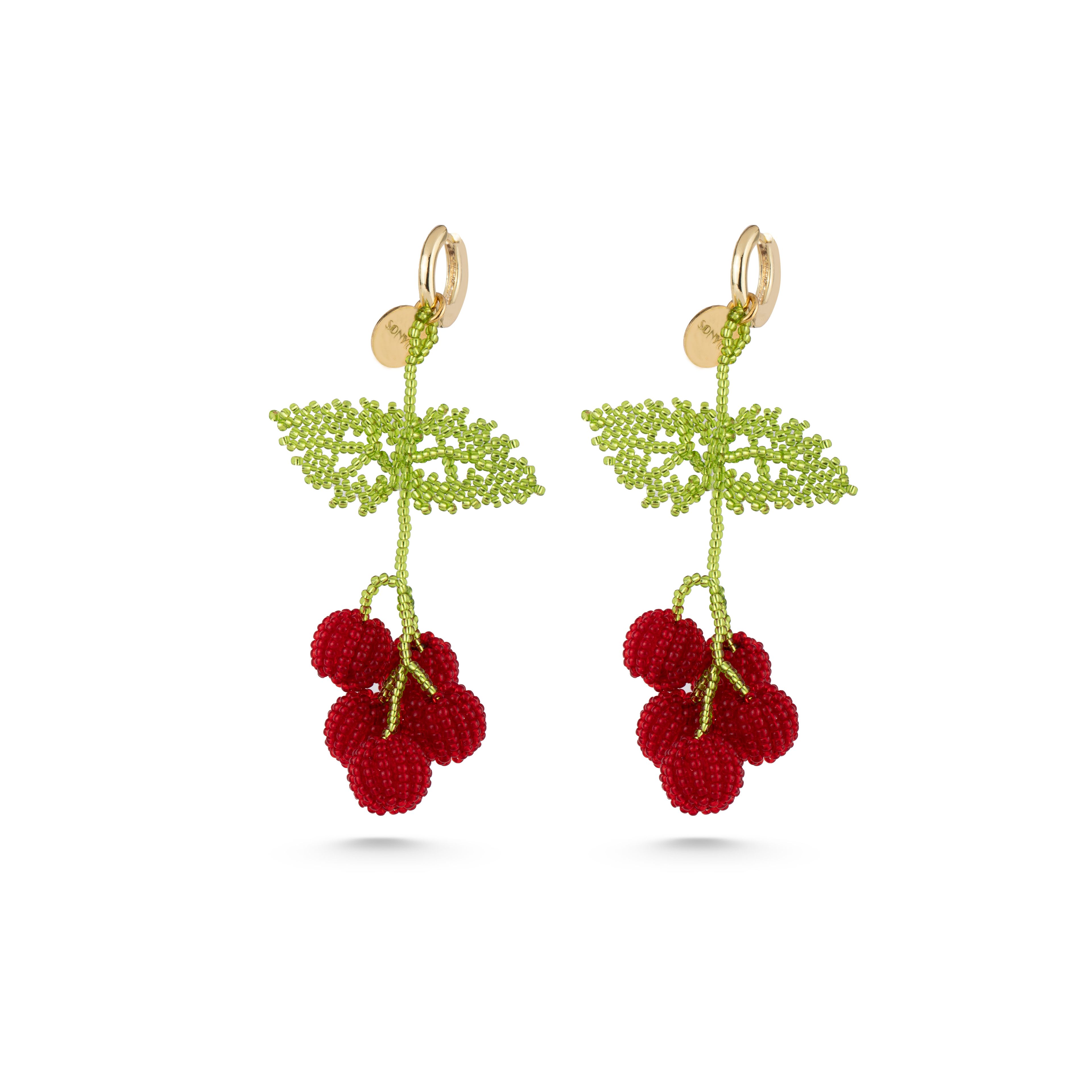 CHERRY BLOSSOM PENDANT EARRINGS